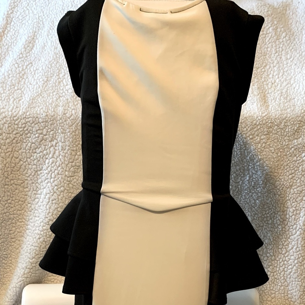 Black and white dress